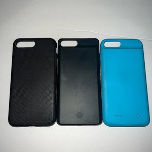 3 IPhone 7+/8+ Cases (2 Battery Cases)